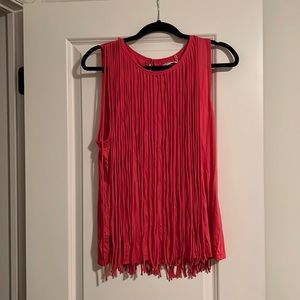 Trina Turk Tank Top with Fringe